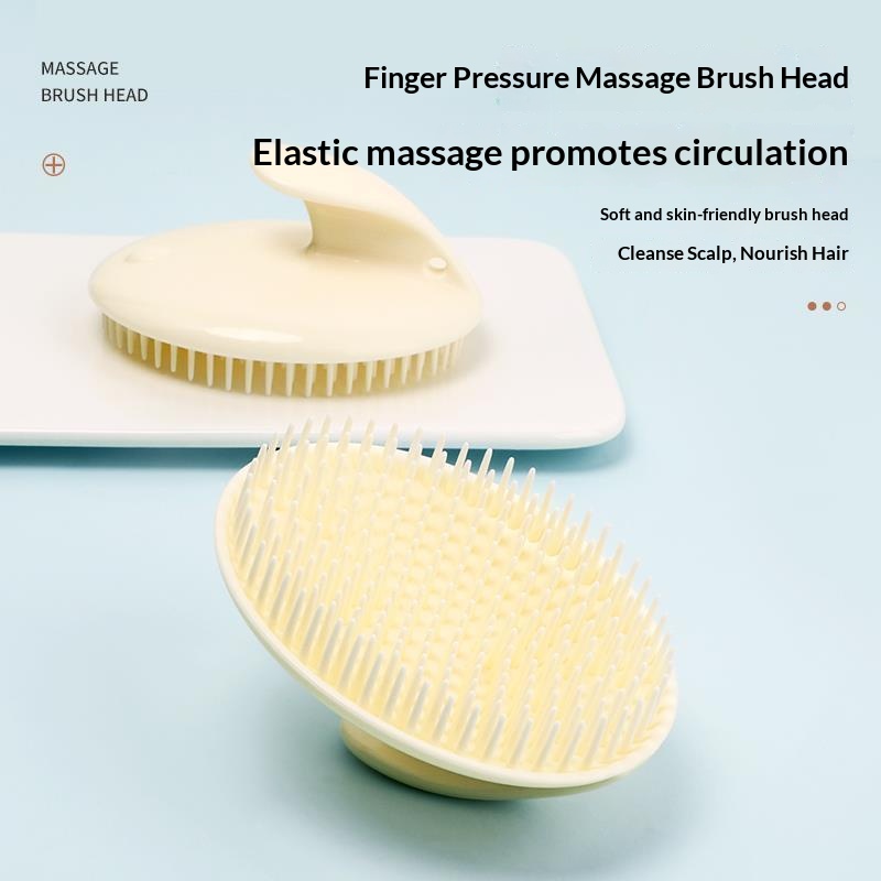 Hair Care Clinic - Weiche Silikon-Kopfhautmassagebürste, Shampoo-Bürste für Nass- und