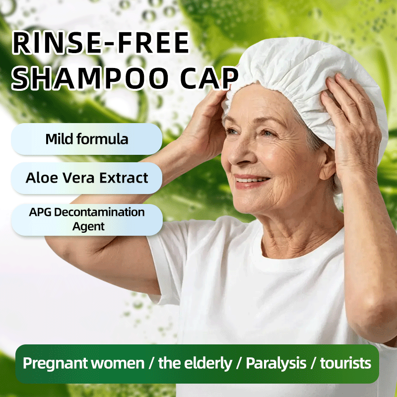 Hair Care Clinic - Einweg-Wasserloses Shampoo-Cap mit Aloe Vera zur
