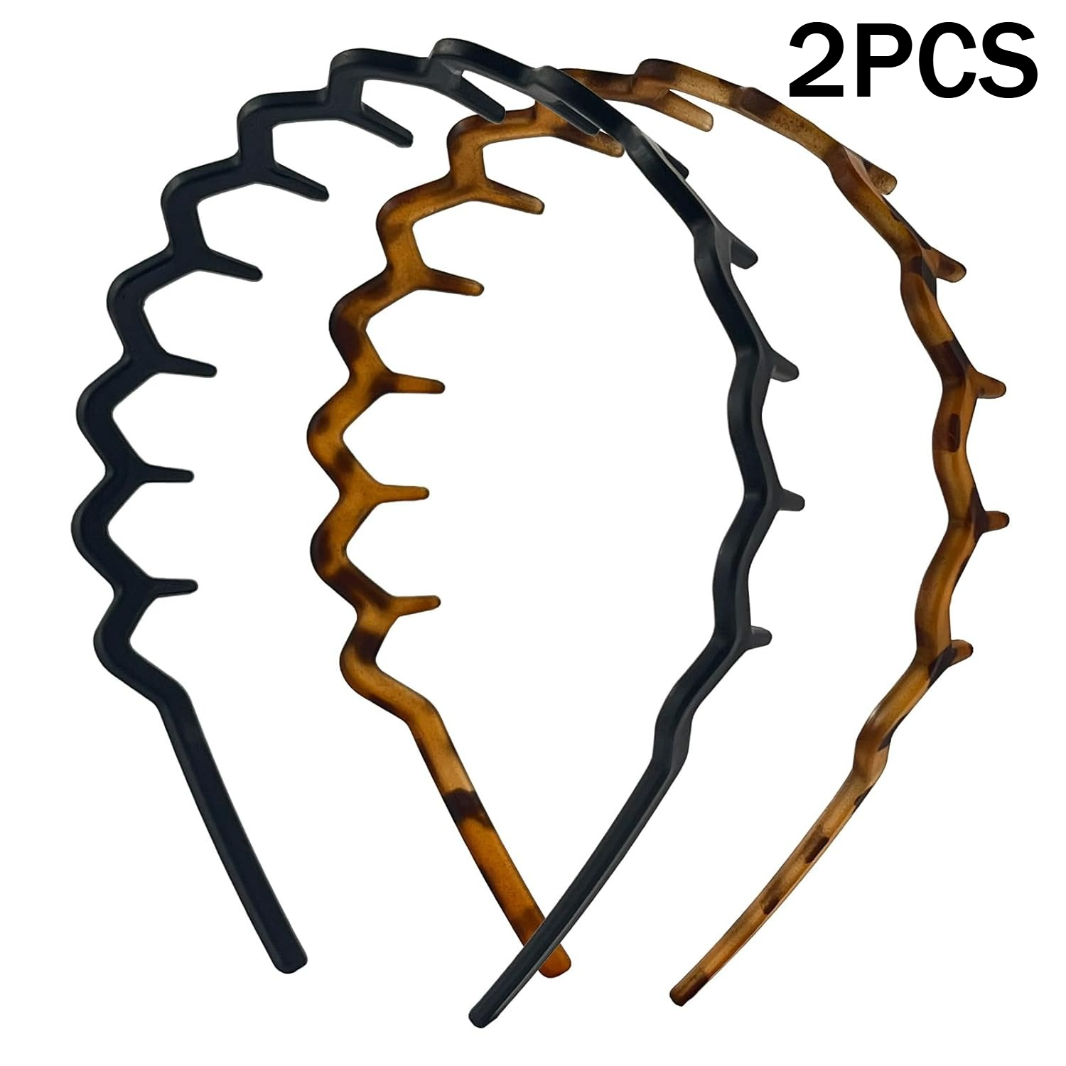 Hair Care Wavy Hair - 2 Stück Stirnbänder für Damen und