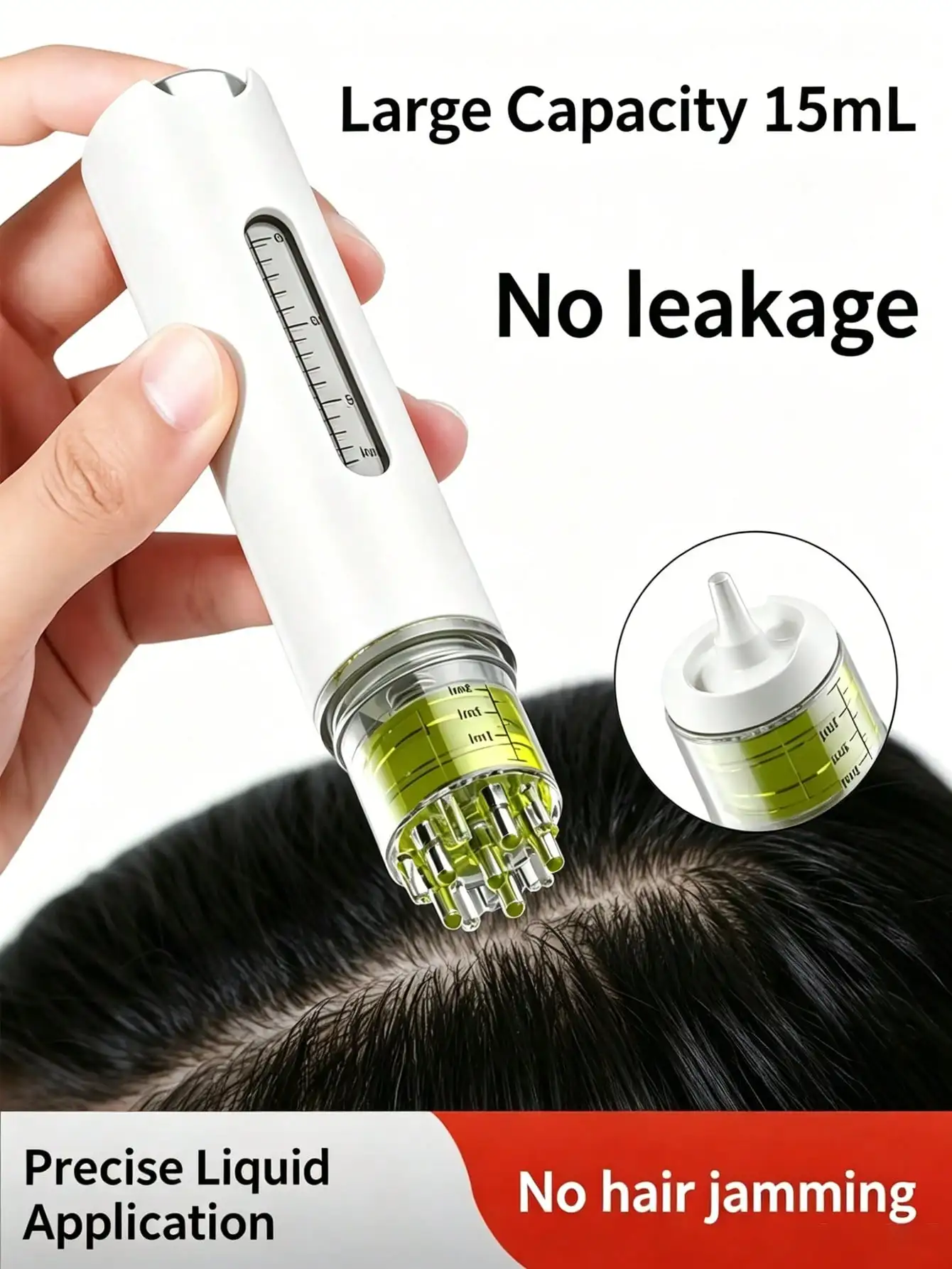 Tragbarer Kopfhaut-Applikator  – Hair Care Growth Bewertung und Preis