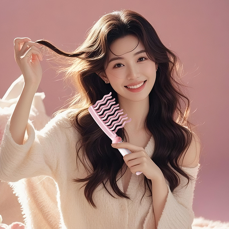 Zweireihiger Haarstyling-Kamm  – Hair Care Wavy Hair Bewertung und Preis